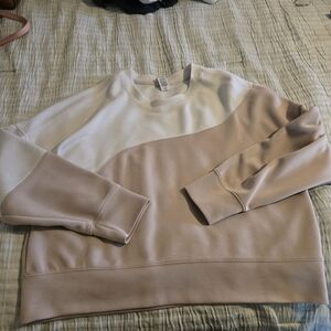 Elegant Colorblock Crew Neck Sweater